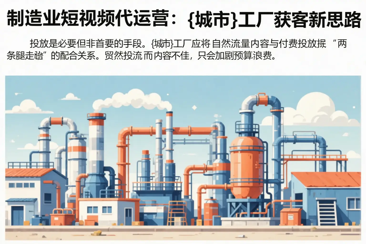 制造业短视频代运营：峨眉山工厂获客新思路
